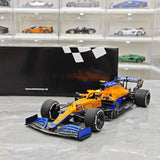 1:18 McLaren 2021 MCL35M #4 Italian GP Lando Norris F1 model car by Minichamps - view 14