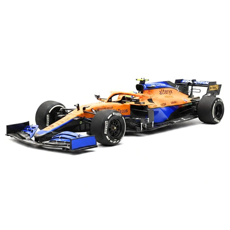 1:18 McLaren 2021 MCL35M #4 Italian GP Lando Norris F1 model car by Minichamps - view 16