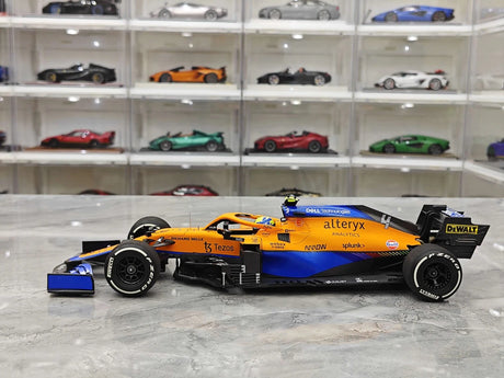 1:18 McLaren 2021 MCL35M #4 Italian GP Lando Norris F1 model car by Minichamps - view 5