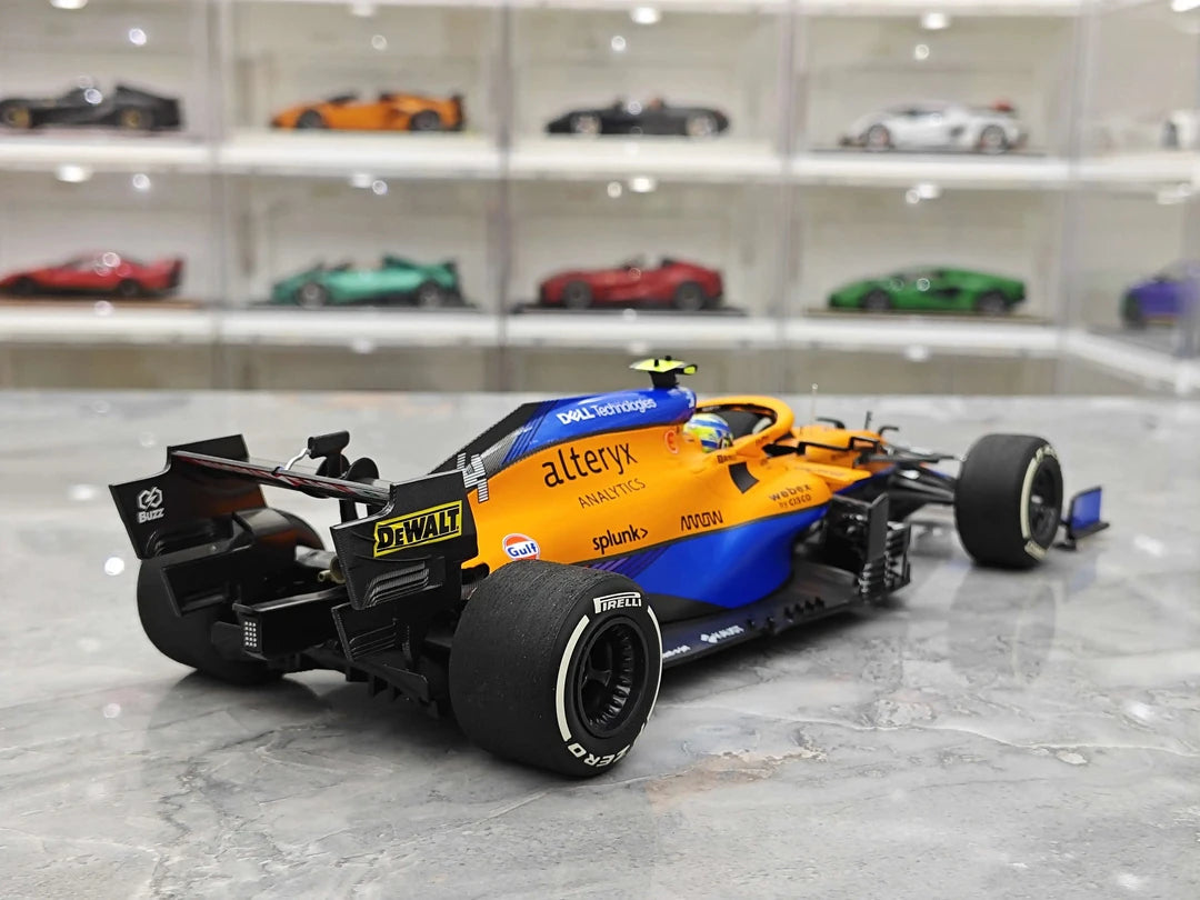 1:18 McLaren 2021 MCL35M #4 Italian GP Lando Norris F1 model car by Minichamps - view 8