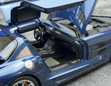 [Minichamps] 1:18 Mercedes-AMG 2013 SLS nero Series blu modellino di auto Die-Cast