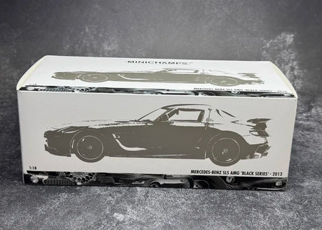 [Minichamps] 1:18 Mercedes-AMG 2013 SLS Black Series Blue Model Car Die-Cast