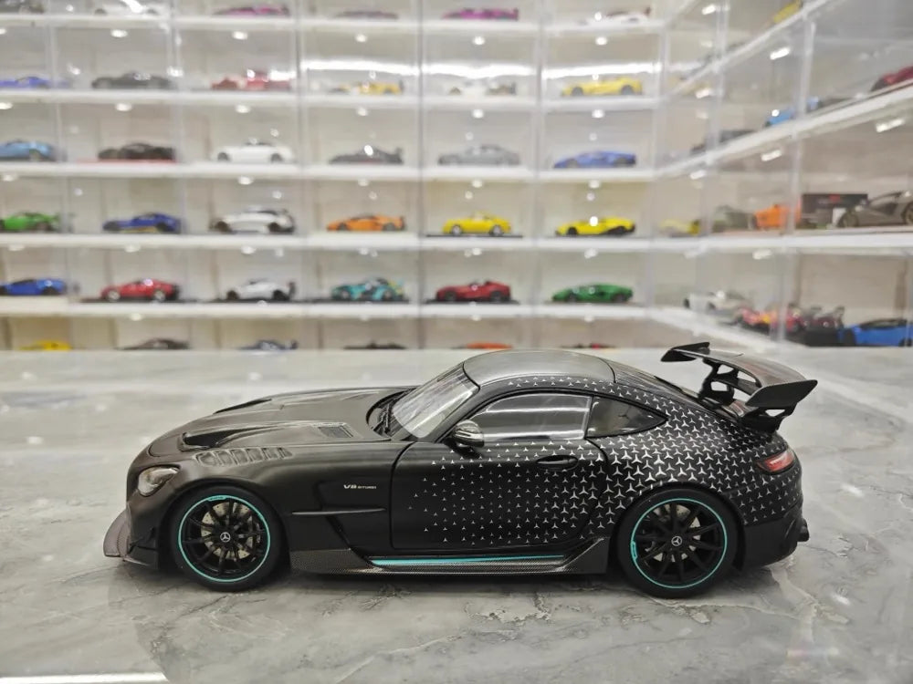 [Minichamps] 1:18 Mercedes-AMG 2020 GT zwart Series zwart modelauto Die-Cast