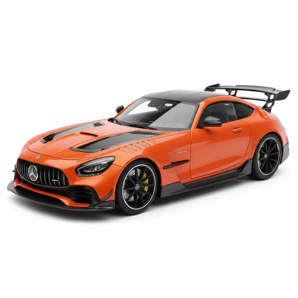 [Minichamps] 1:18 Mercedes-AMG 2020 GT noir Series orange voiture miniature Die-Cast