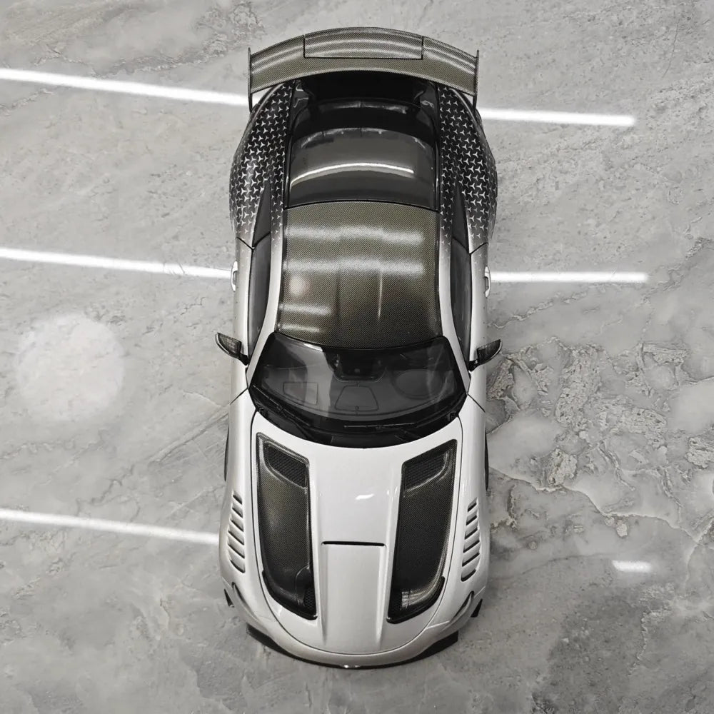 [Minichamps] 1:18 Mercedes-AMG 2020 GT Black Series Silver Model Car Die-Cast