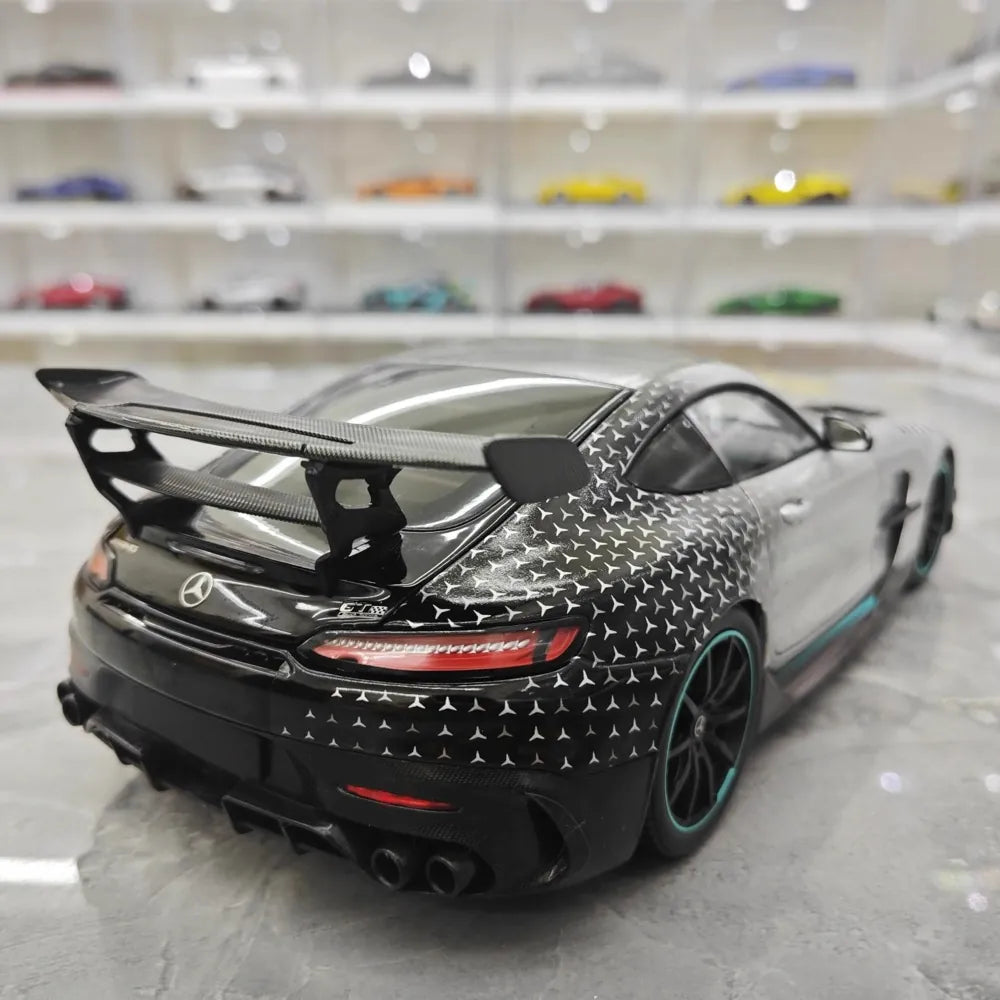 [Minichamps] 1:18 Mercedes-AMG 2020 GT noir Series argent voiture miniature Die-Cast