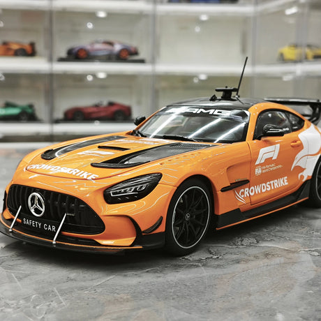 [Minichamps] 1:18 Mercedes-AMG 2021 GT Black Series Safety Car Modello Magma Beam Car Pressofuso