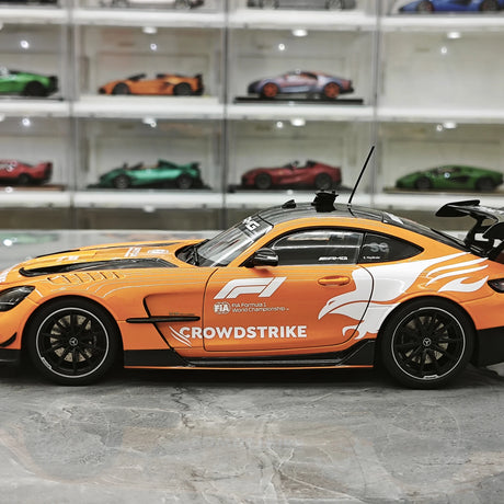 [Minichamps] 1:18 Mercedes-AMG 2021 GT Black Series Safety Car Modello Magma Beam Car Pressofuso