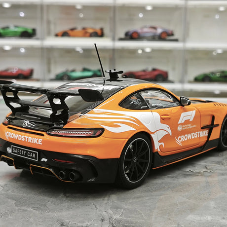 [Minichamps] 1:18 Mercedes-AMG 2021 GT Black Series Safety Car Modello Magma Beam Car Pressofuso