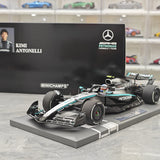 1:18 Mercedes-AMG 2025 F1 W16 #12 캐나다 GP 안드레아 키미 안토넬리 F1 Minichamps 제작 레진 모형 자동차 - 보기 14