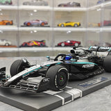 1:18 Mercedes-AMG 2025 F1 W16 #63 싱가포르 GP 조지 러셀 F1 Minichamps 의 레진 모델 카 - 뷰 3