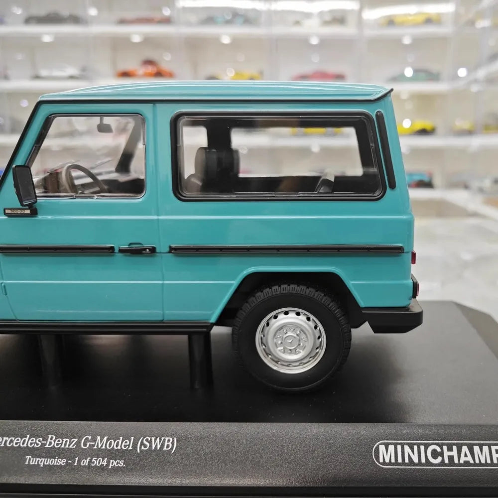 [Minichamps] 1:18 Mercedes-Benz 1979 G-Class W460 Blue Model Car Resin