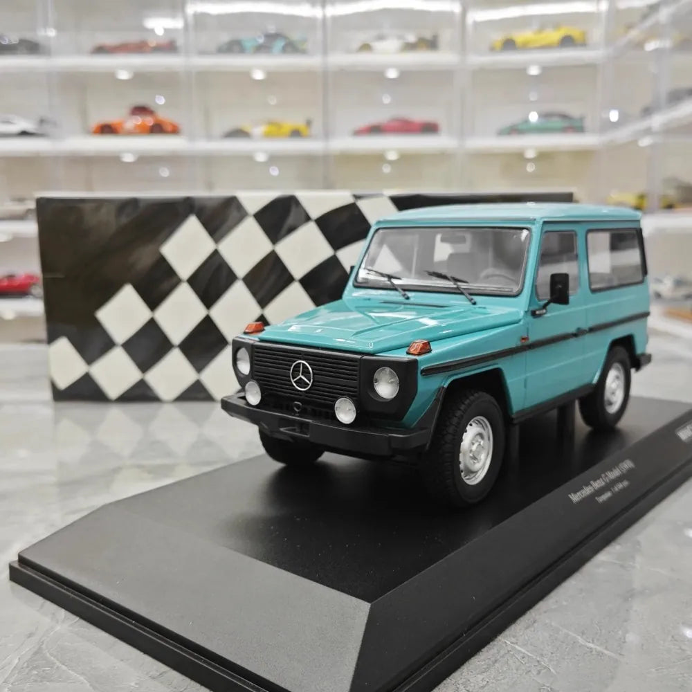 [Minichamps] 1:18 Mercedes-Benz 1979 G-Class W460 Blue Model Car Resin