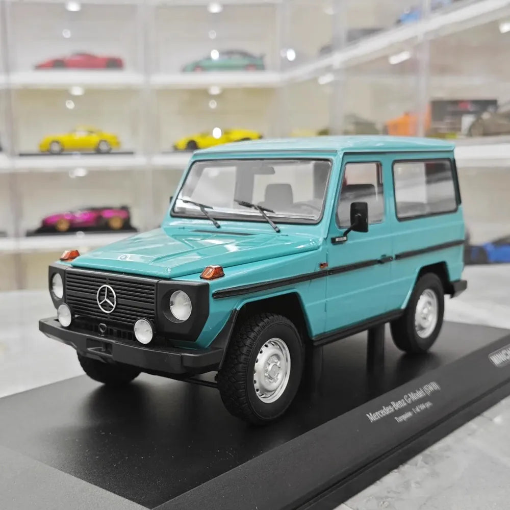 [Minichamps] 1:18 Mercedes-Benz 1979 G-Class W460 bleu voiture miniature Resin