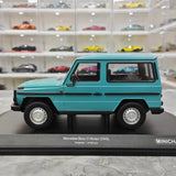 [Minichamps] 1:18 Mercedes-Benz 1979 G-Class W460 bleu voiture miniature Resin