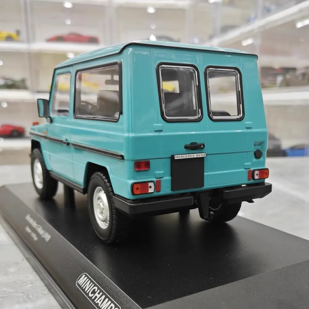 [Minichamps] 1:18 Mercedes-Benz 1979 G-Class W460 bleu voiture miniature Resin