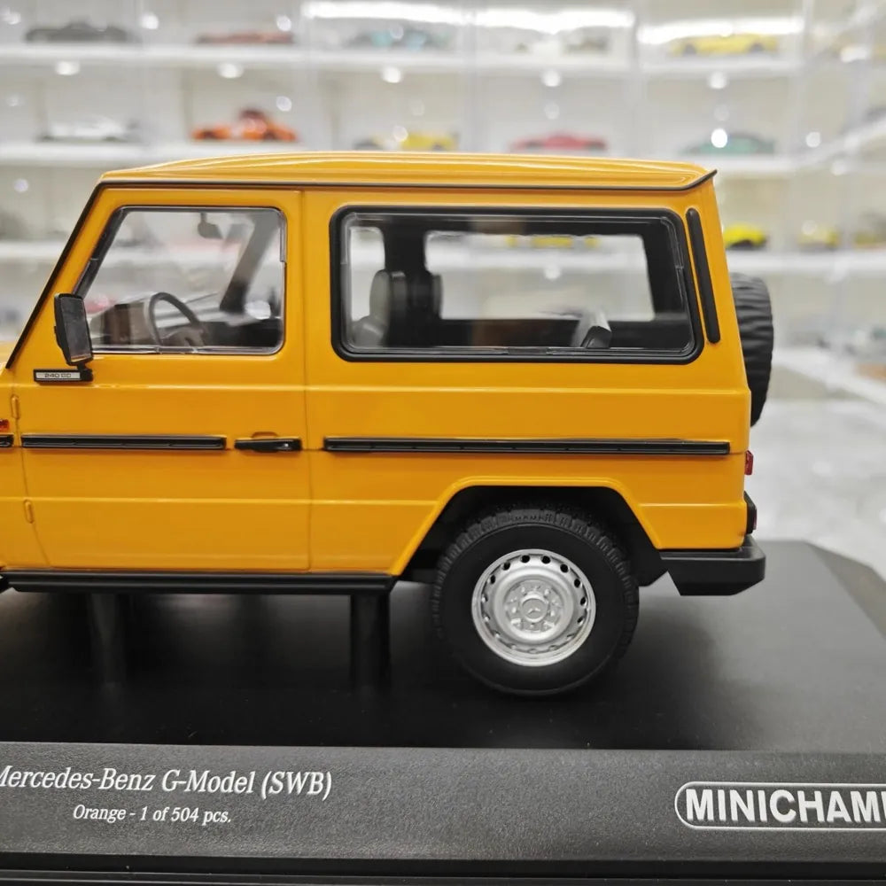 [Minichamps] 1:18 Mercedes-Benz 1979 G-Class W460 Yellow Model Car Resin
