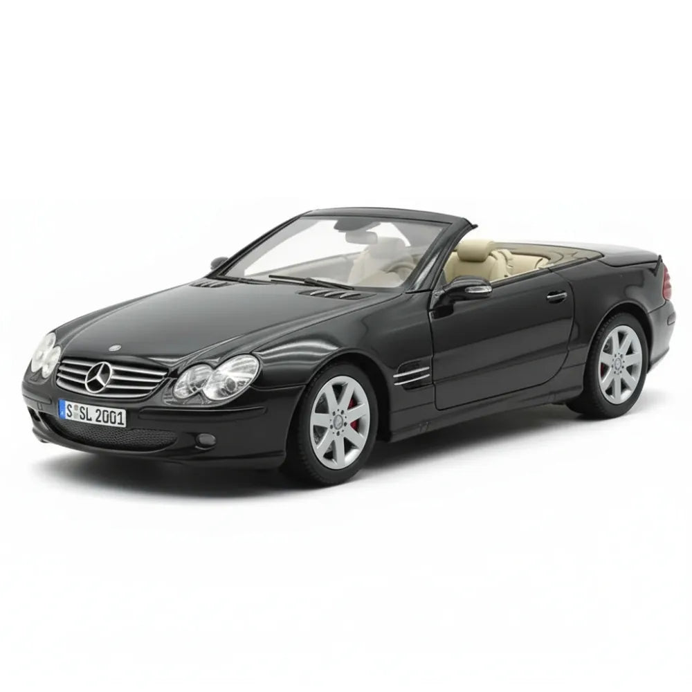[Minichamps] 1:18 Mercedes-Benz 2003 SL500 Black Model Car Die-Cast
