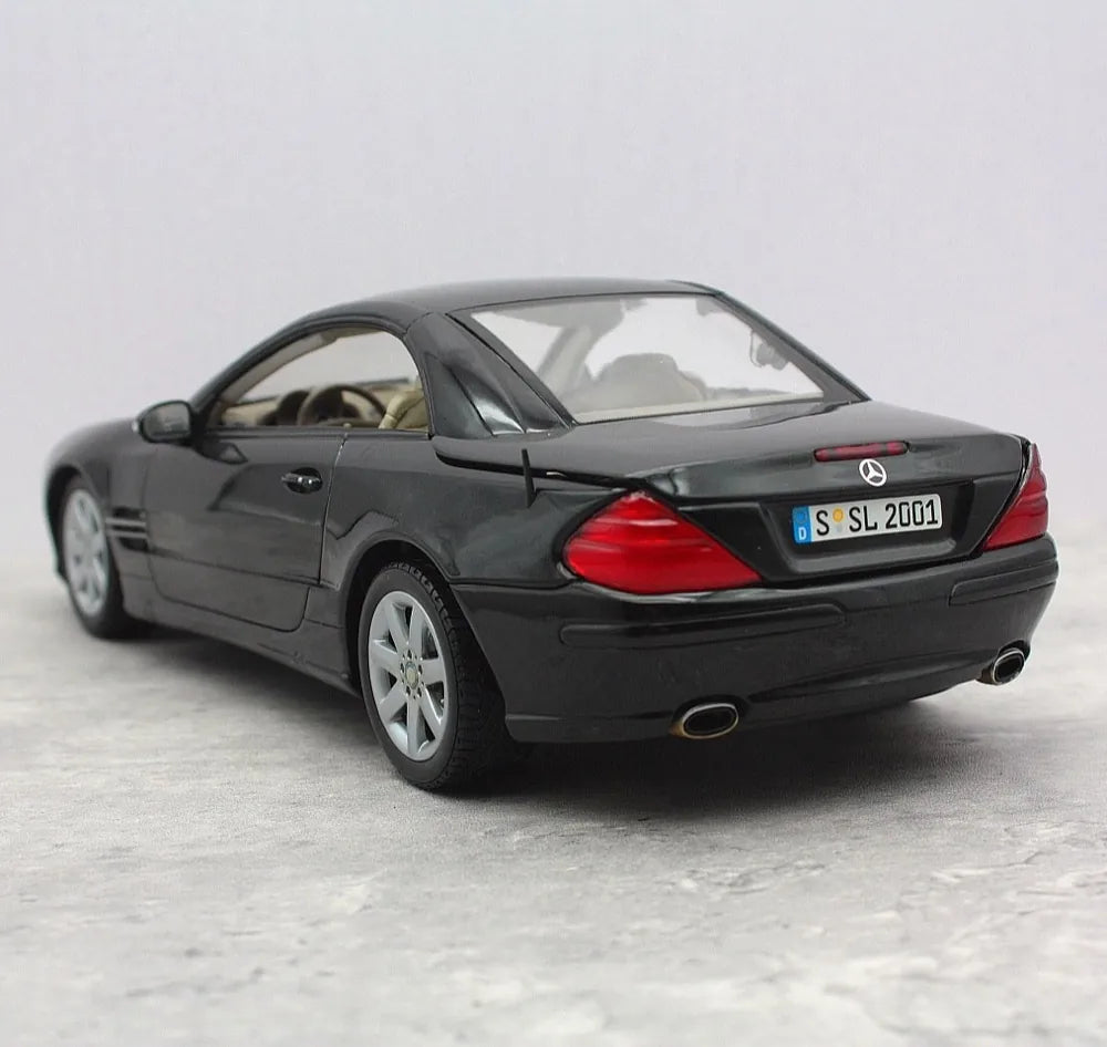 [Minichamps] 1:18 Mercedes-Benz 2003 SL500 svart modellbil Die-Cast