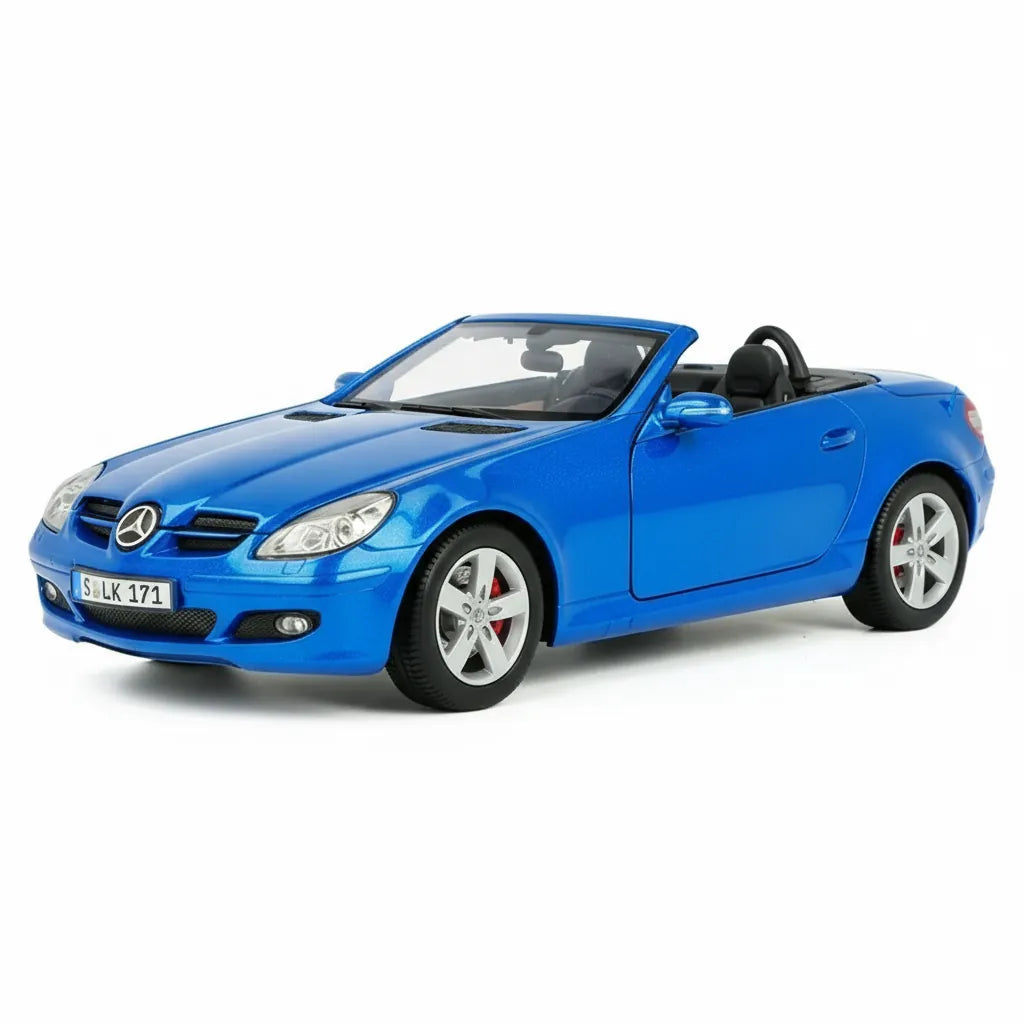 [Minichamps] 1:18 Mercedes-Benz 2004 SLK Class Blue Model Car Die-Cast
