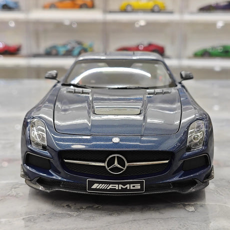 [Minichamps] 1:18 Mercedes-Benz 2010 SLS AMG Modello Mystic Blue Auto Pressofuso