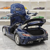 [Minichamps] 1:18 Mercedes-Benz 2010 SLS AMG Modello Mystic Blue Auto Pressofuso
