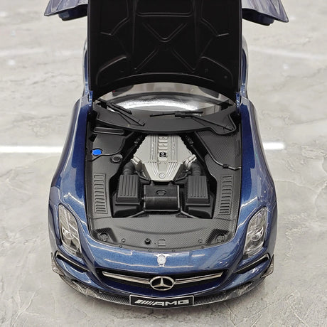 [Minichamps] 1:18 Mercedes-Benz 2010 SLS AMG Modello Mystic Blue Auto Pressofuso
