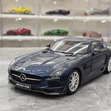 [Minichamps] 1:18 Mercedes-Benz 2010 SLS AMG Modello Mystic Blue Auto Pressofuso