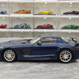 [Minichamps] 1:18 Mercedes-Benz 2010 SLS AMG Modello Mystic Blue Auto Pressofuso