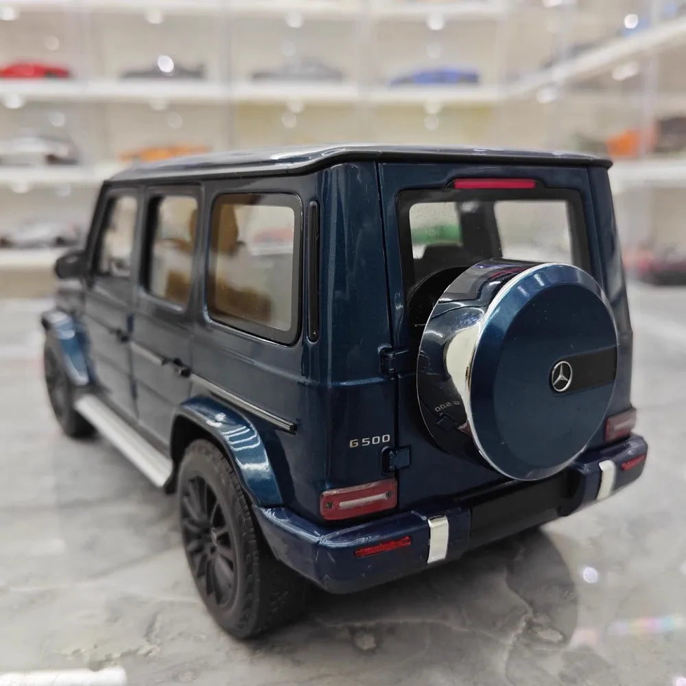[Minichamps] 1:18 Mercedes-Benz 2020 G500 Blue Model Car Die-Cast
