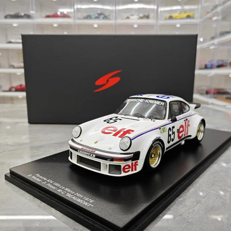 [Minichamps] 1:18 Porsche 1976 934 Le Mans #65 Model Car Resin / Closed Body