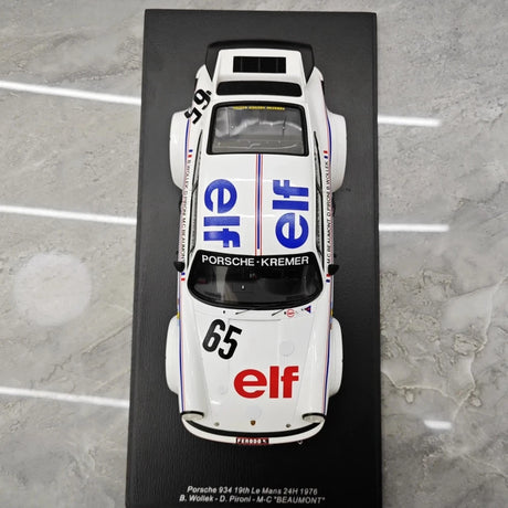 [Minichamps] 1:18 Porsche 1976 934 Le Mans #65 Model Car Resin / Closed Body