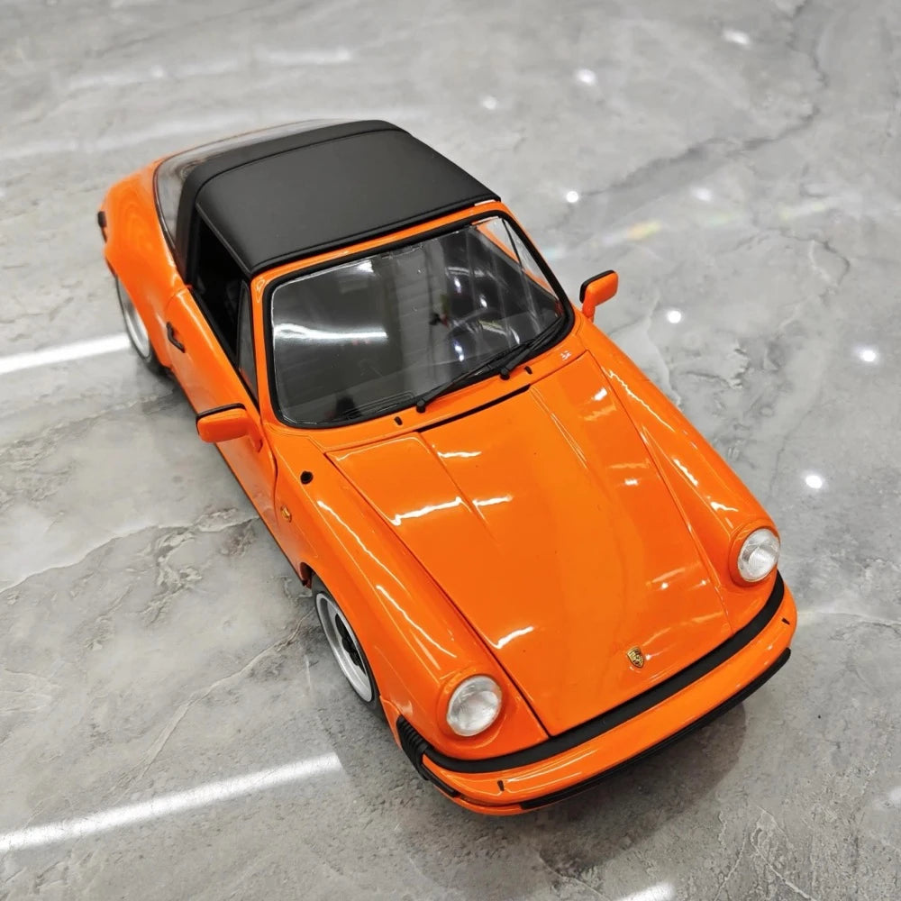 [Minichamps] 1:18 Porsche 1987 911 Carrera 3.2 Targa Orange Model Car Die-Cast