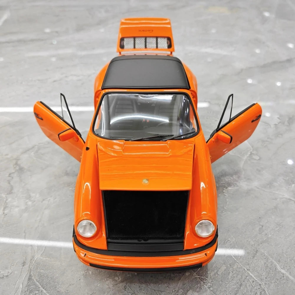 [Minichamps] 1:18 Porsche 1987 911 Carrera 3.2 Targa orange modellbil Die-Cast