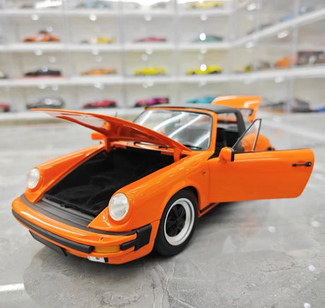 [Minichamps] 1:18 Porsche 1987 911 Carrera 3.2 Targa Orange Model Car Die-Cast