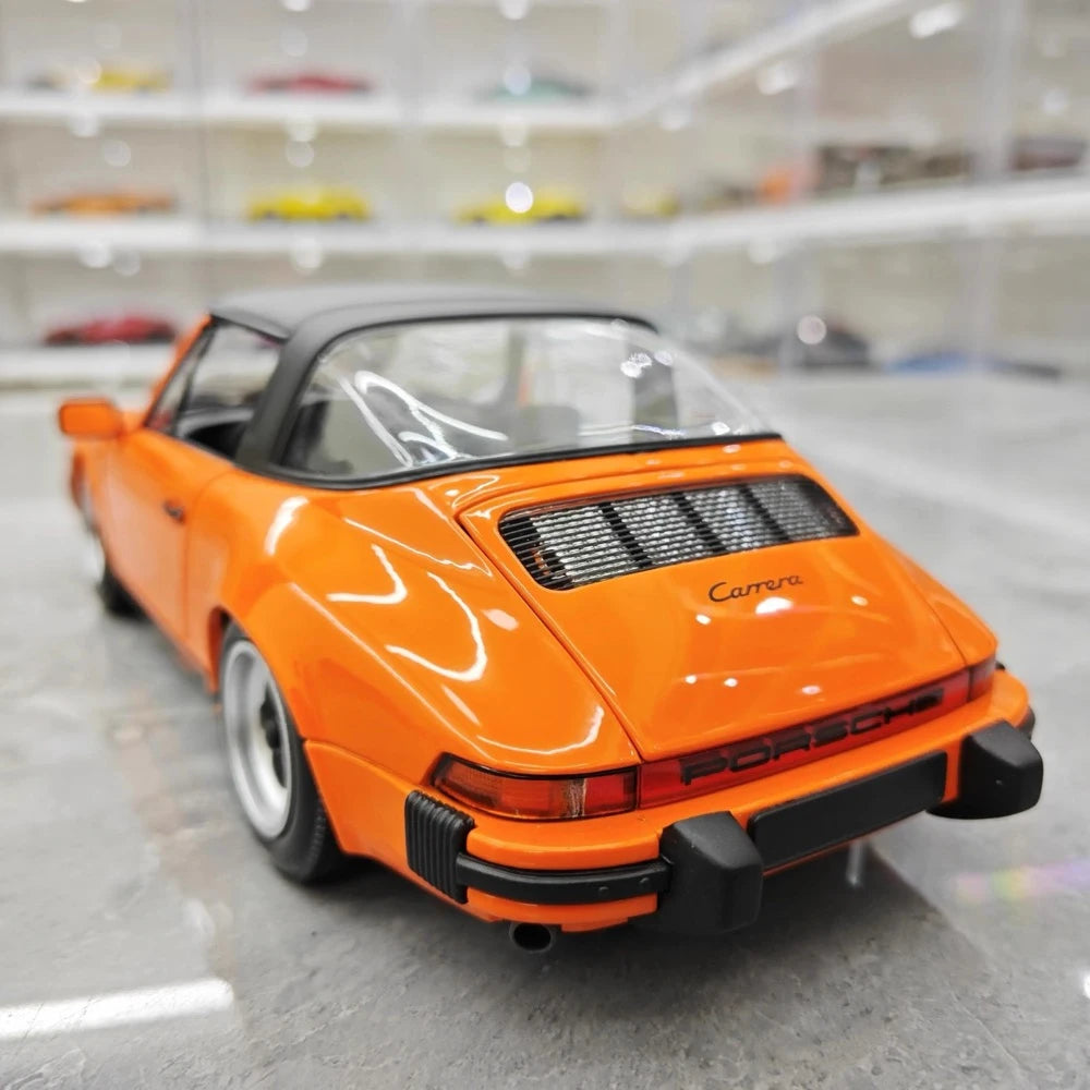 [Minichamps] 1:18 Porsche 1987 911 Carrera 3.2 Targa orange modellbil Die-Cast