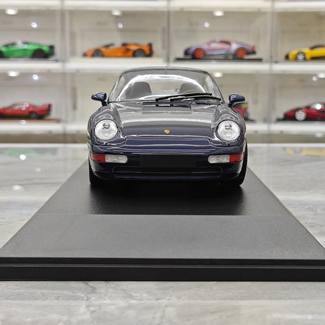 Minichamps Porsche 1993 911 993 Coupe Metallic azul 1:18 – modelo de coleção em metal fundido
