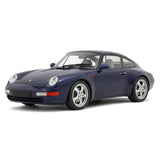 Minichamps Porsche 1993 911 993 Coupe Metallic azul 1:18 – modelo de coleção em metal fundido