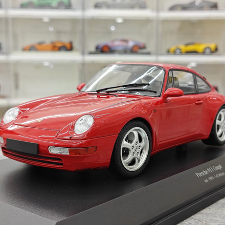 Minichamps Porsche 1993 911 993 Coupe vermelho 1:18 – modelo de coleção em metal fundido