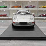 Minichamps Porsche 1993 911 993 Coupe zilver 1:18 – diecast verzamelmodel