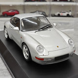 Minichamps Porsche 1993 911 993 Coupe zilver 1:18 – diecast verzamelmodel