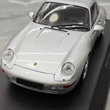 Minichamps Porsche 1993 911 993 Coupe zilver 1:18 – diecast verzamelmodel