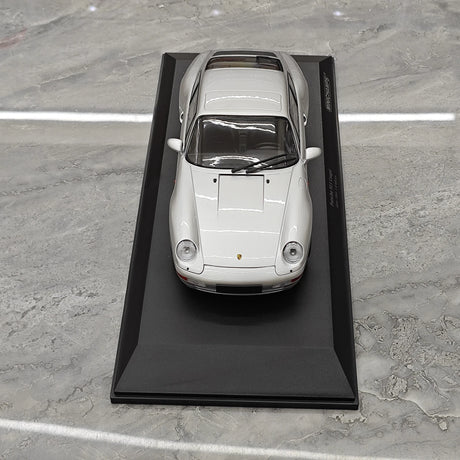 Minichamps Porsche 1993 911 993 Coupe prateado 1:18 – modelo de coleção em metal fundido
