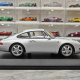 Minichamps Porsche 1993 911 993 Coupe zilver 1:18 – diecast verzamelmodel