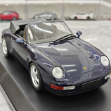 Minichamps Porsche 1994 911 993 Cabriolet Metallic blauw 1:18 – diecast verzamelmodel