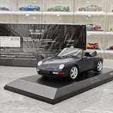 Minichamps Porsche 1994 911 993 Cabriolet Metallic blauw 1:18 – diecast verzamelmodel