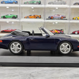 Minichamps Porsche 1994 911 993 Cabriolet Metallic blauw 1:18 – diecast verzamelmodel