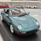 Minichamps Porsche 1994 911 993 Cabriolet Green Metallic 1:18 – Modelo de Metal Fundido Colecionável
