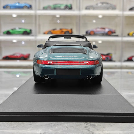 Minichamps Porsche 1994 911 993 Cabriolet Green Metallic 1:18 – Modelo de Metal Fundido Colecionável