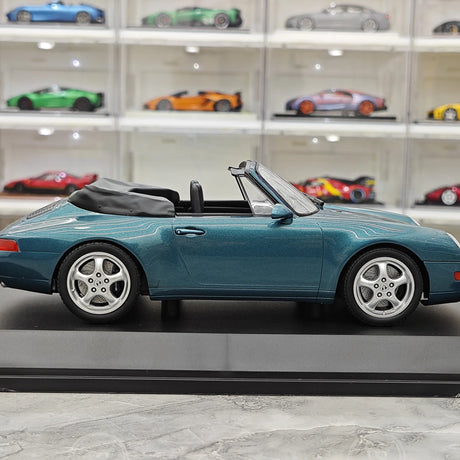 Minichamps Porsche 1994 911 993 Cabriolet Green Metallic 1:18 – Modelo de Metal Fundido Colecionável